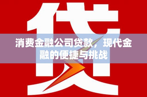平川消费金融公司贷款，现代金融的便捷与挑战