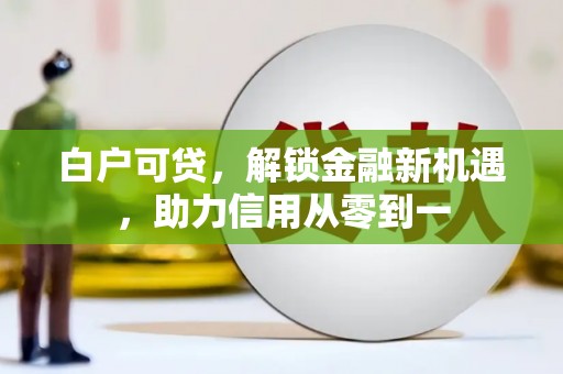 曲麻莱白户可贷，解锁金融新机遇，助力信用从零到一