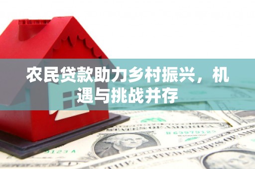 安县农民贷款助力乡村振兴，机遇与挑战并存
