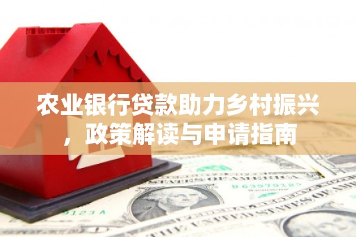 环江农业银行贷款助力乡村振兴，政策解读与申请指南