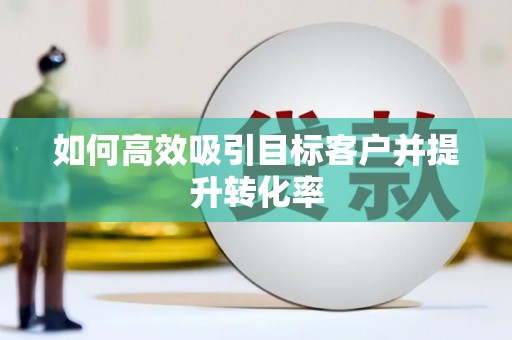 灵石如何高效吸引目标客户并提升转化率