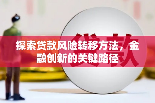 黄骅探索贷款风险转移方法，金融创新的关键路径