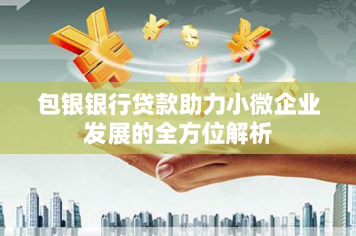 河西包银银行贷款助力小微企业发展的全方位解析