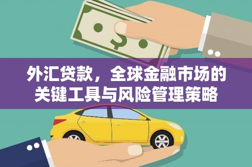 曾都外汇贷款，全球金融市场的关键工具与风险管理策略