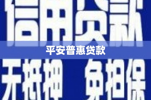 北辰平安普惠贷款