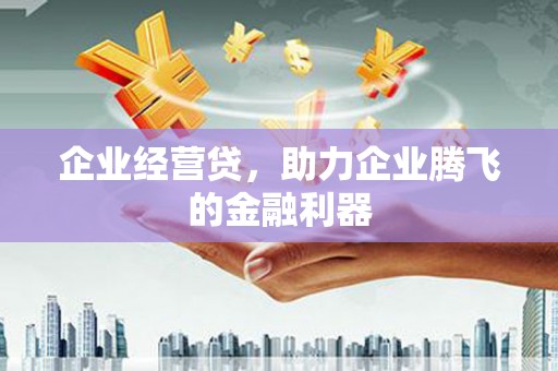 台州企业经营贷，助力企业腾飞的金融利器