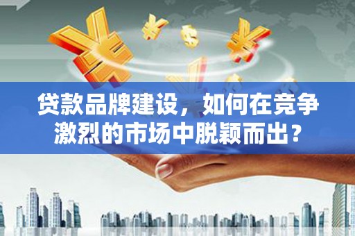 大理贷款品牌建设，如何在竞争激烈的市场中脱颖而出？