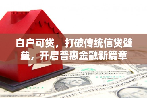 竹崎白户可贷，打破传统信贷壁垒，开启普惠金融新篇章