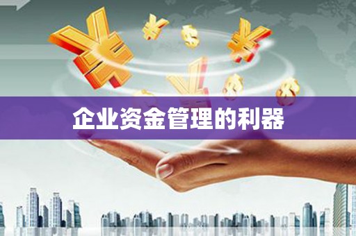 全州企业资金管理的利器